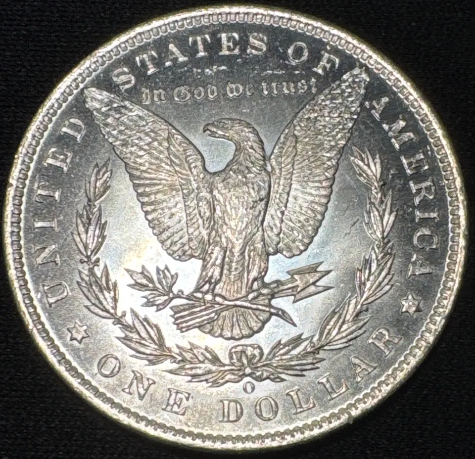 1885-O Morgan Dollar Ungraded — back