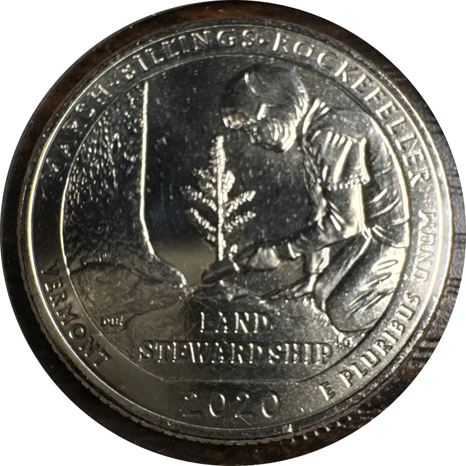2020-D Washington Quarter Ungraded — back
