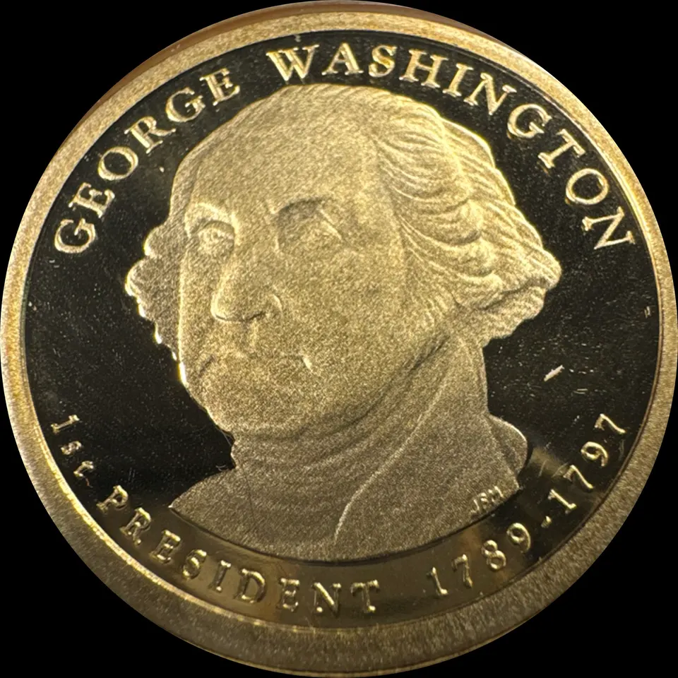 2007-S Presidential Dollar Ungraded — front