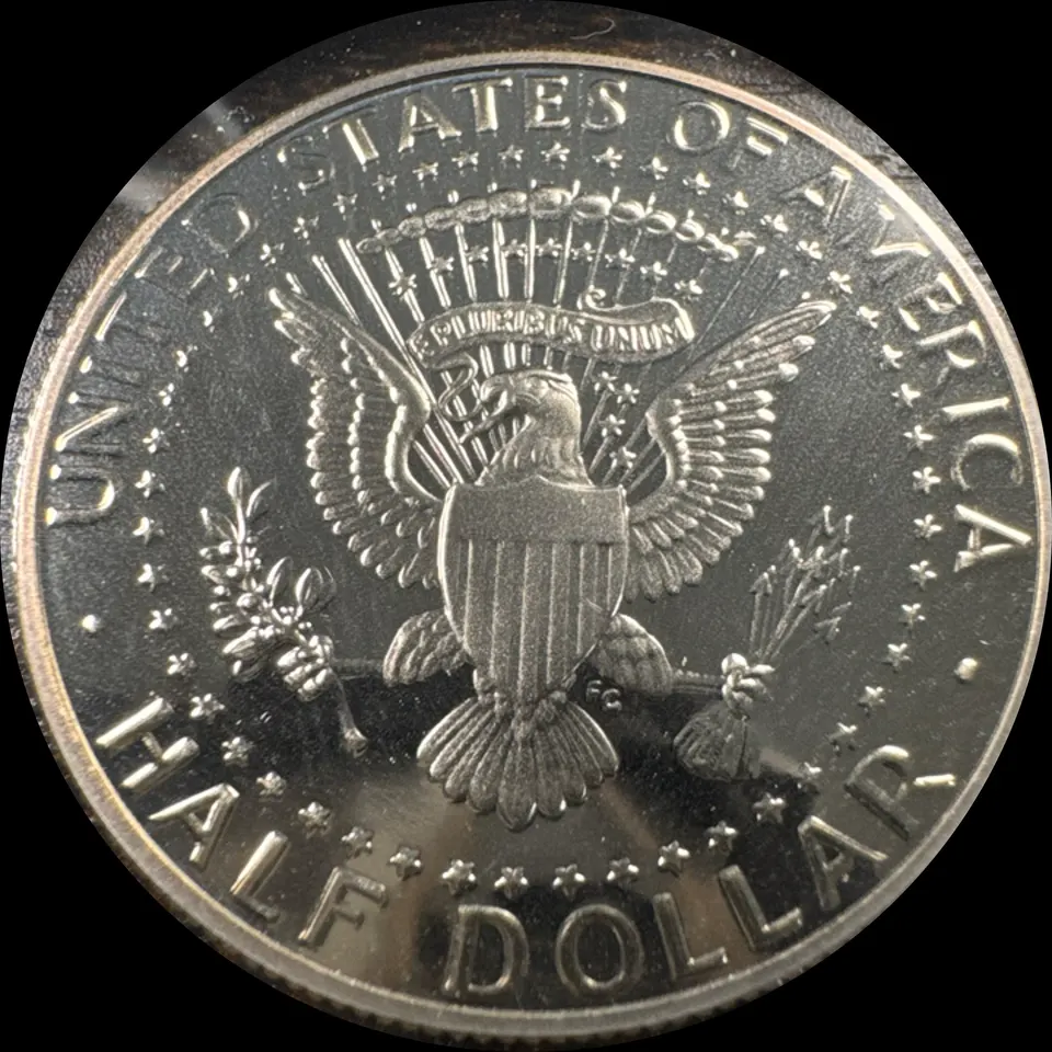 2002-S Kennedy Half Dollar Ungraded — back