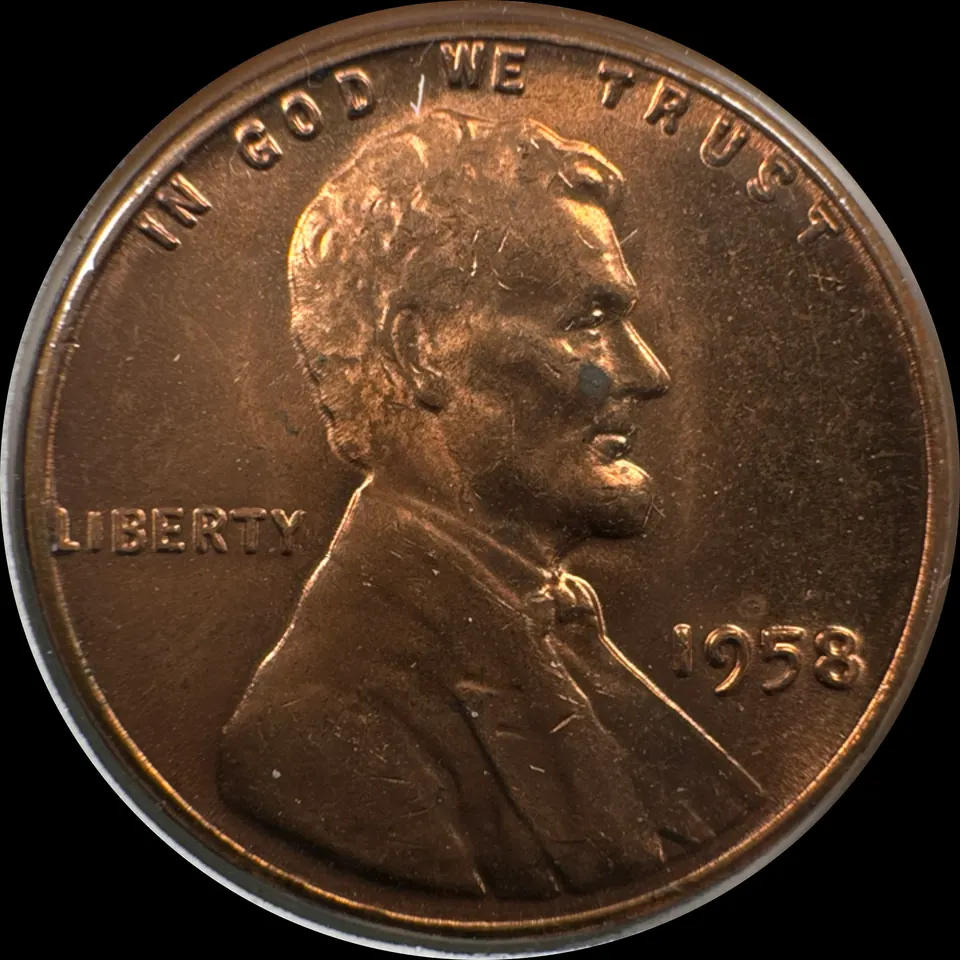 1958-P Lincoln Cent Ungraded — front