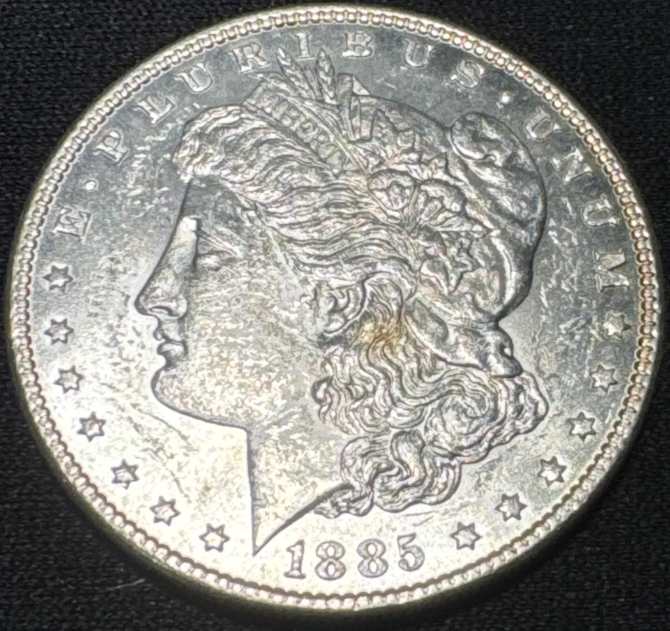 1885-P Morgan Dollar Ungraded — front