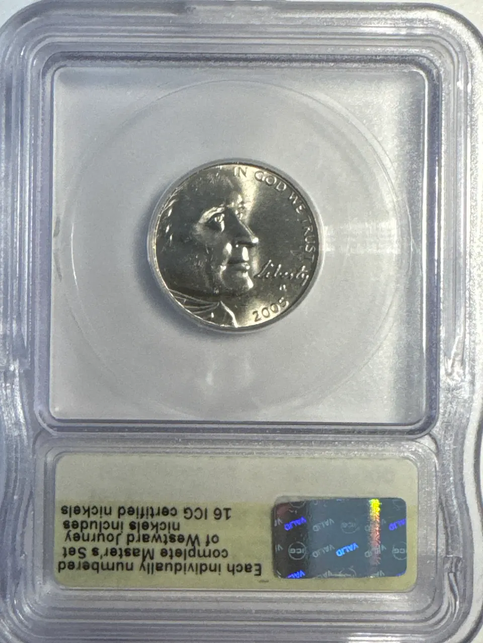 2005-D Buffalo Nickel MS67 — back