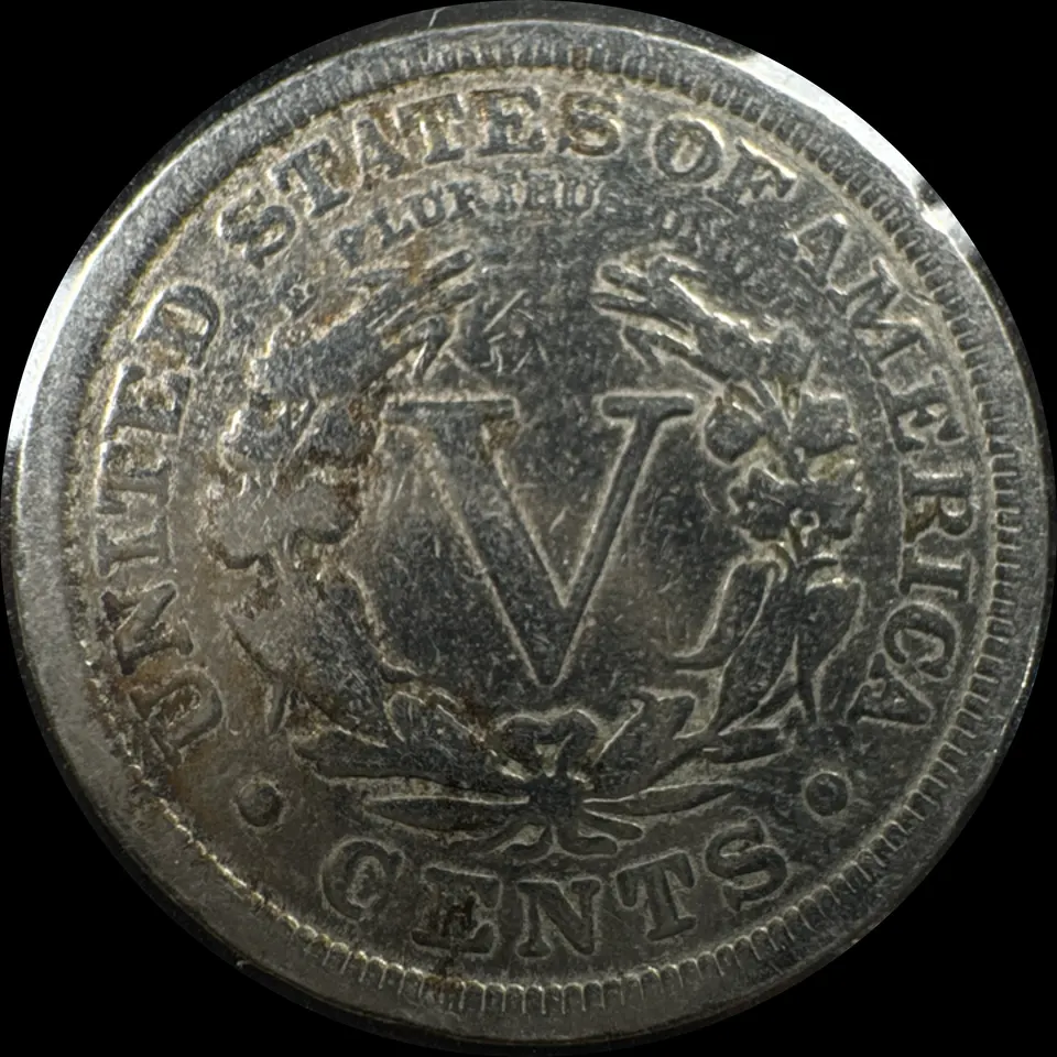 1912-P Liberty V Nickel Ungraded — back