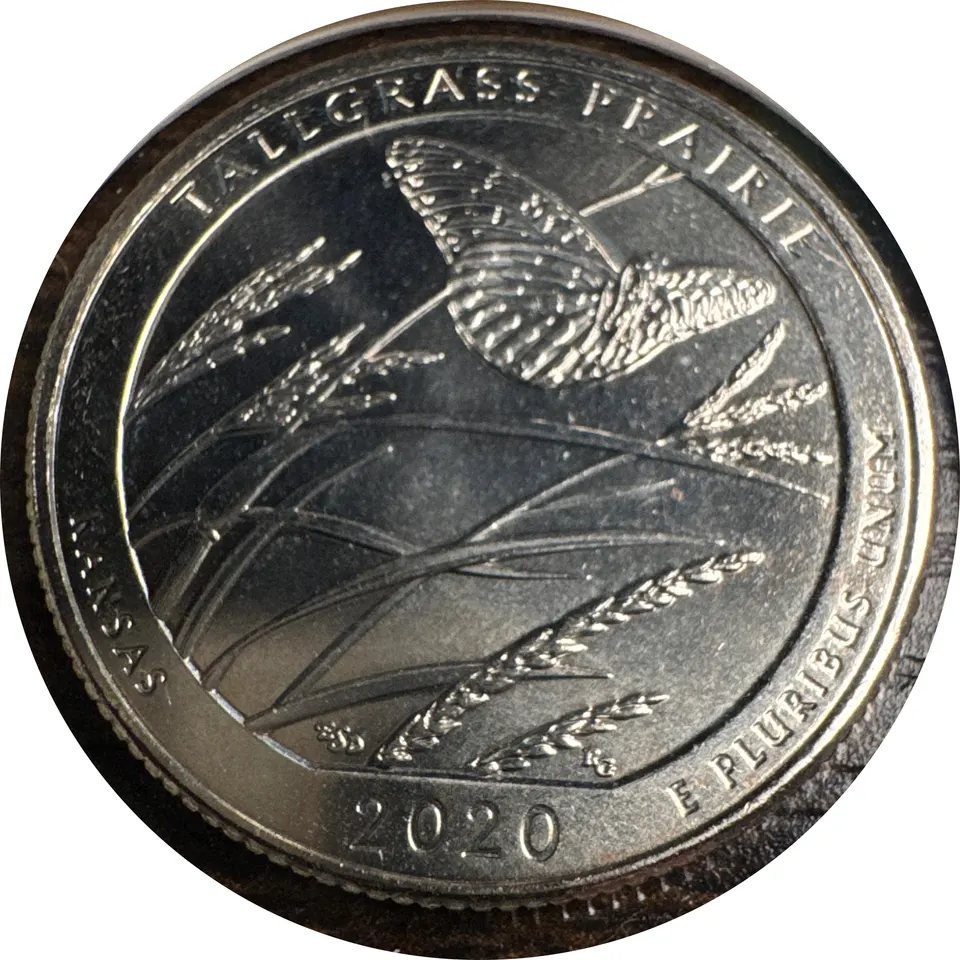 2020-P Washington Quarter Ungraded — back