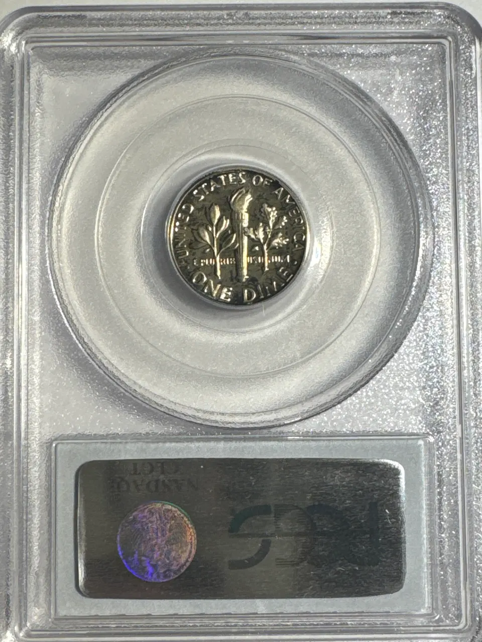 1980-S Roosevelt Dime PR69 — back