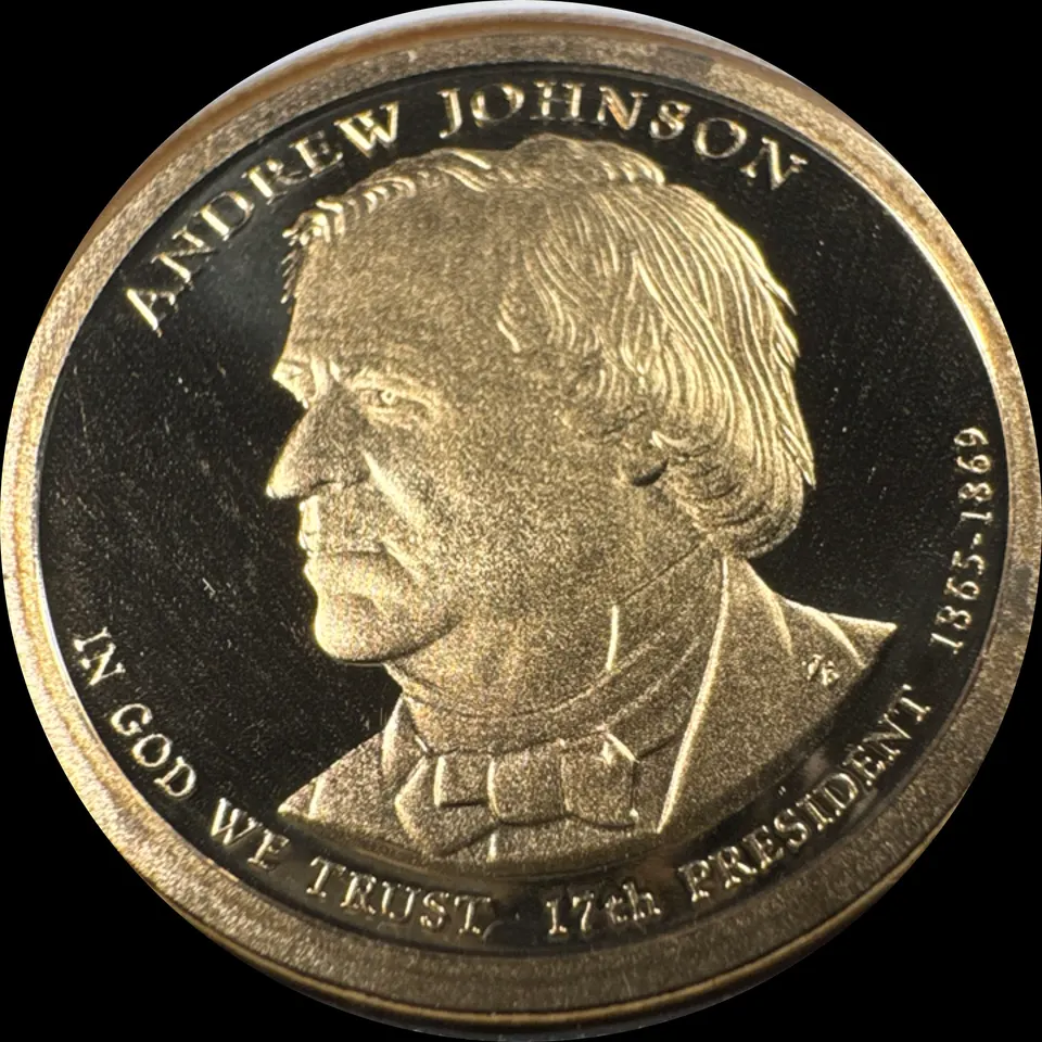 2011-S Presidential Dollar Ungraded — front