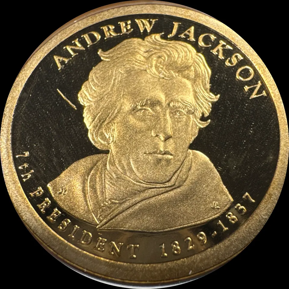 2008-S Presidential Dollar Ungraded — front