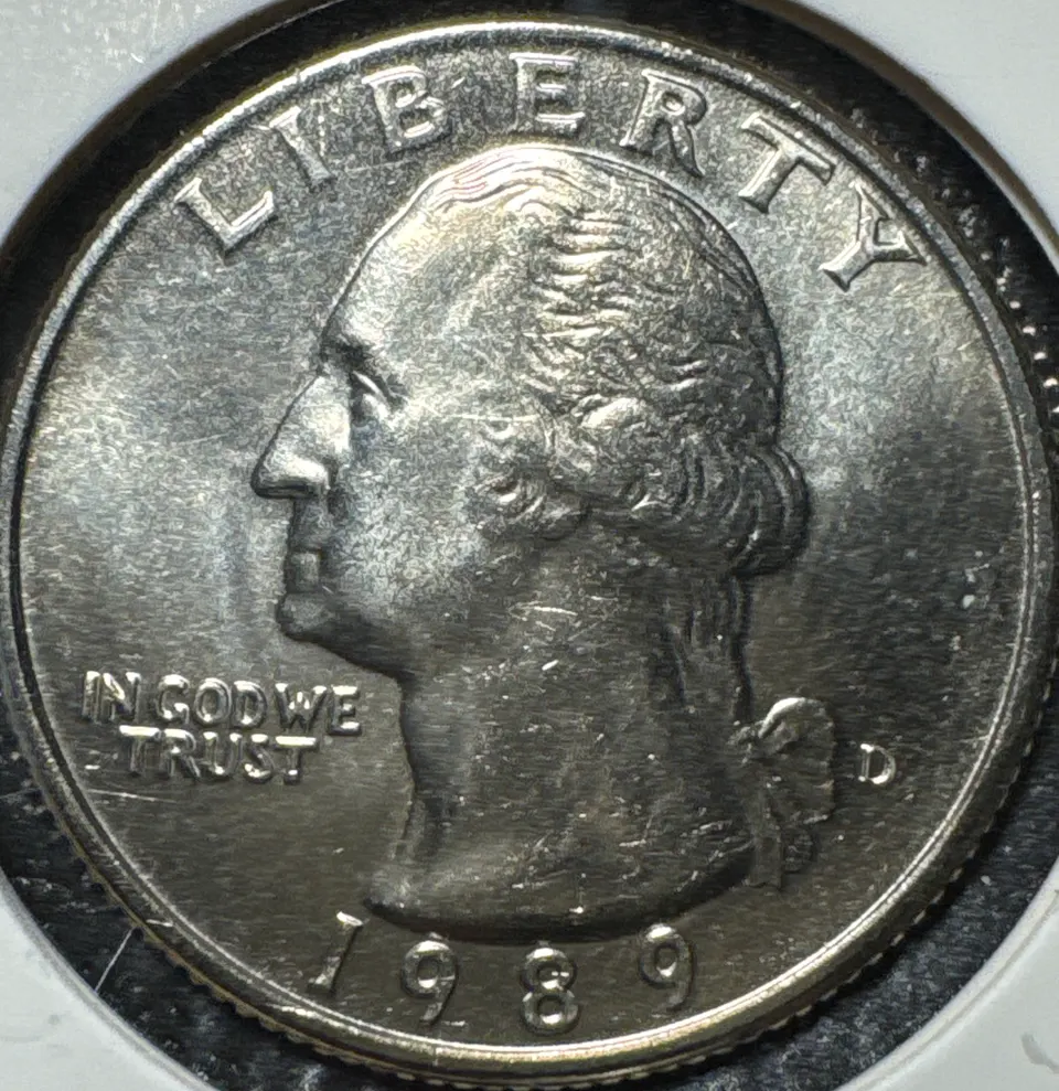 1989-D Washington Quarter Ungraded — front