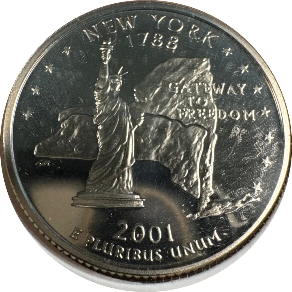 2001-S Washington Quarter Ungraded — back