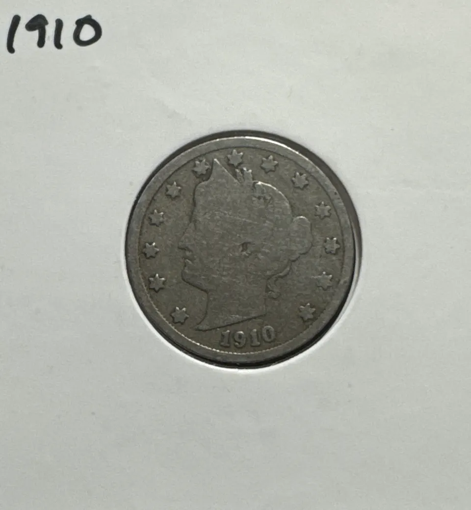 1910-P Liberty V Nickel Ungraded — front