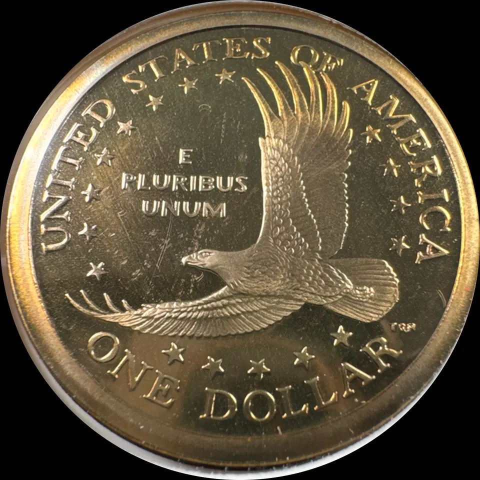 2001-S Sacagawea Dollar Ungraded — back