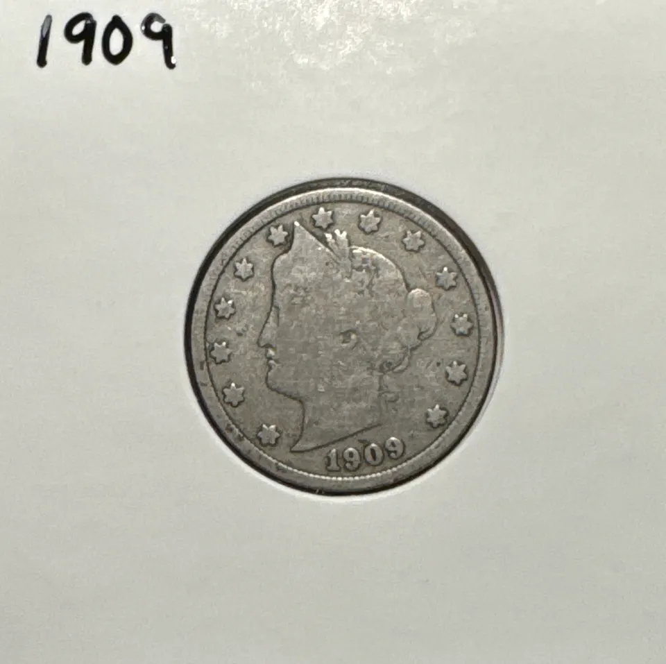 1909-P Liberty V Nickel Ungraded — front