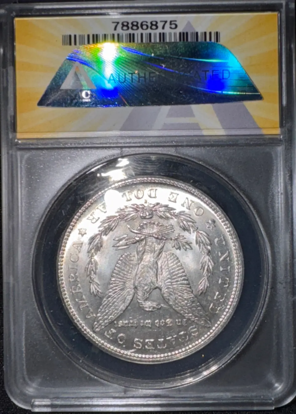 1878-S Morgan Dollar MS62 — back