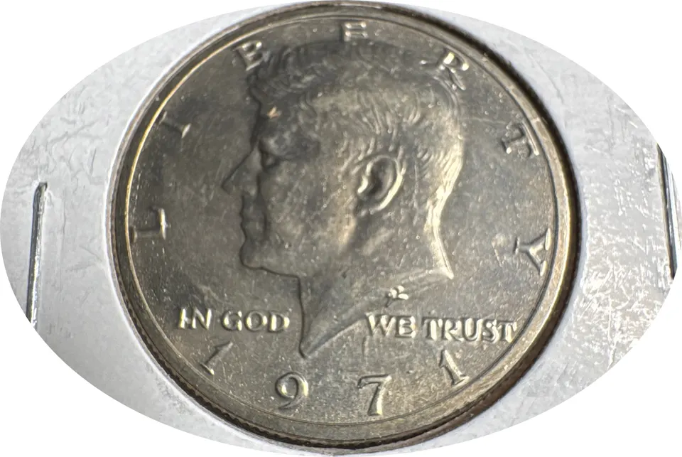 1971-P Kennedy Half Dollar Ungraded — front