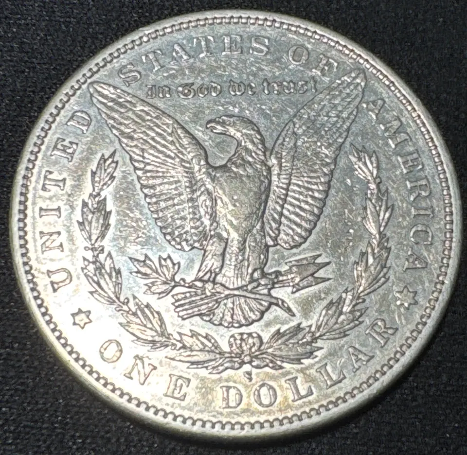 1898-S Morgan Dollar Ungraded — back