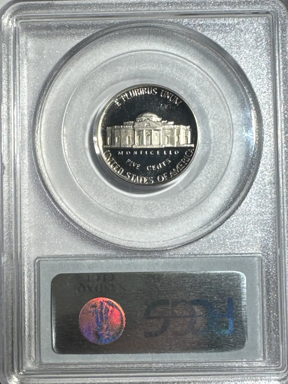 1981-S Jefferson Nickel PR69 — back