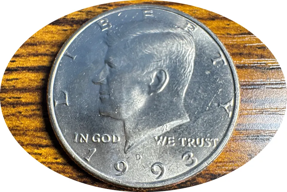 1993-D Kennedy Half Dollar Ungraded — front