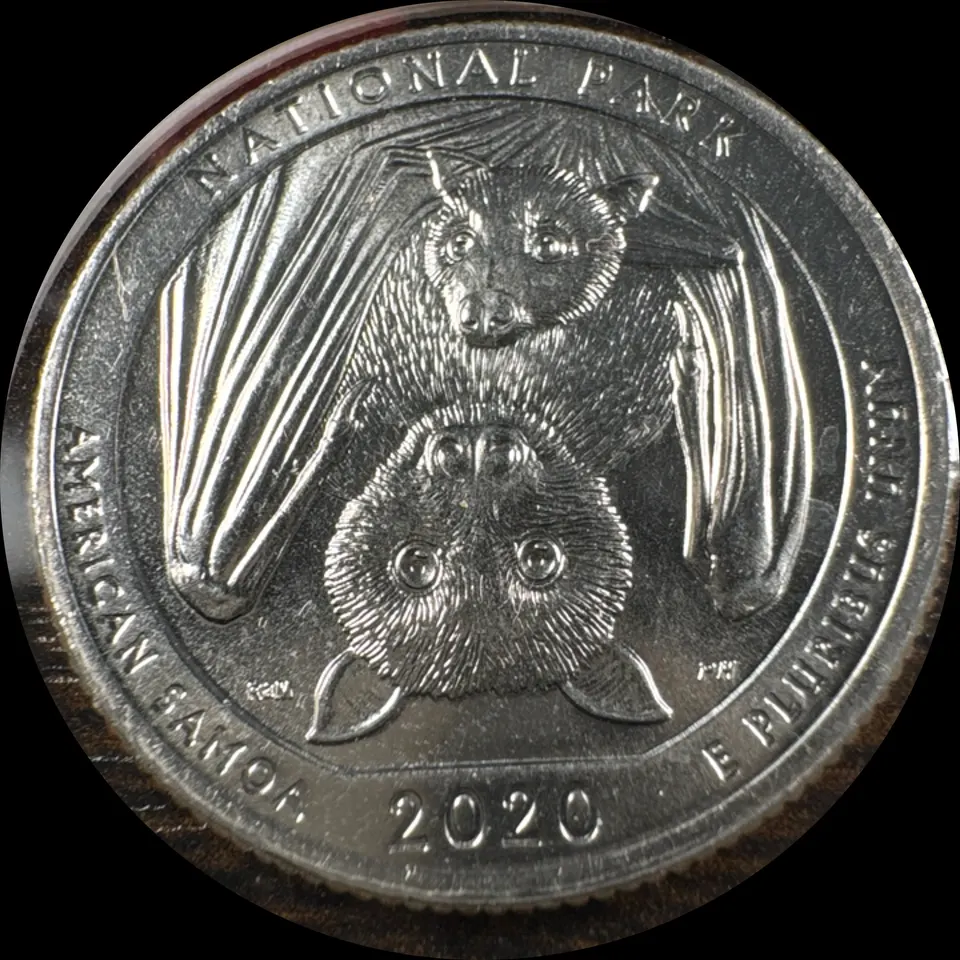 2020-W Washington Quarter Ungraded — back