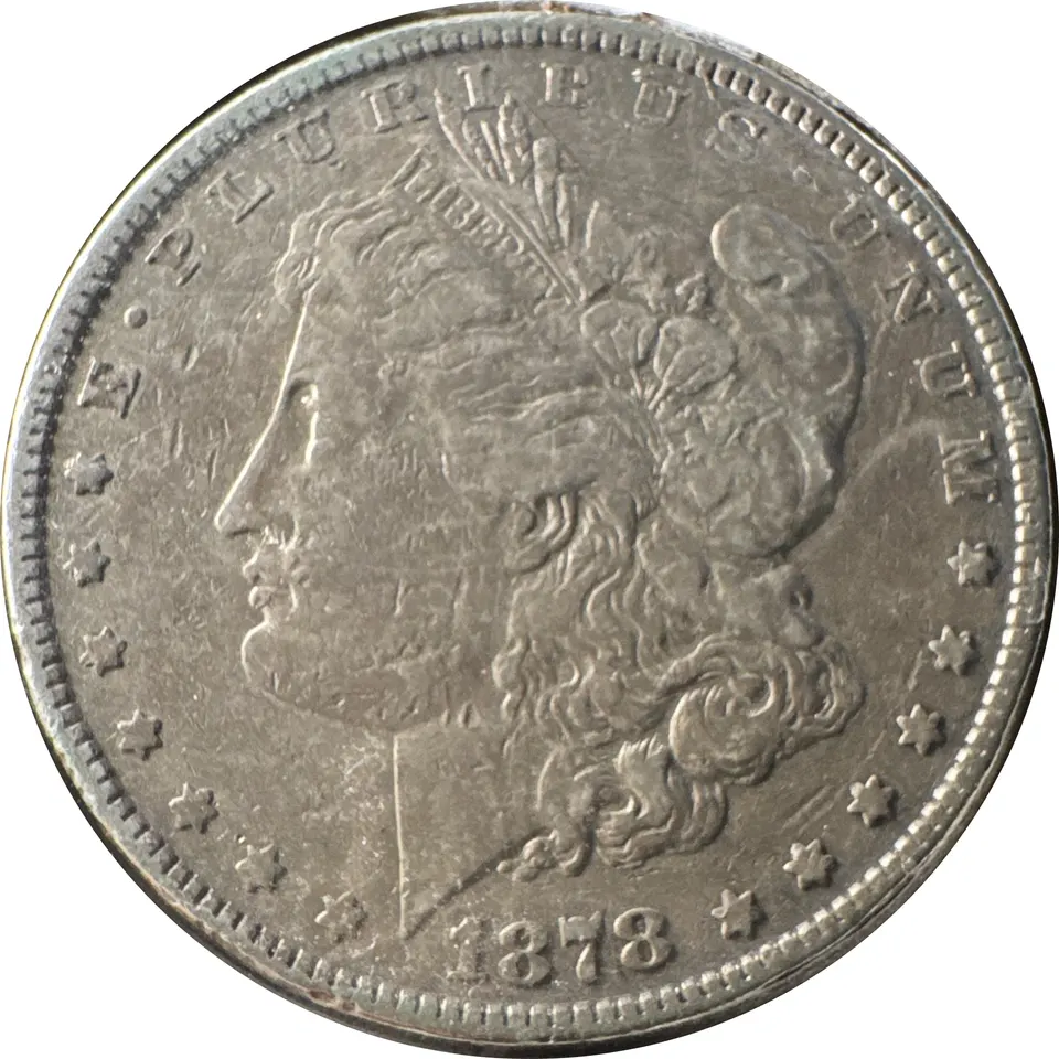 1878-P Morgan Dollar Ungraded — front