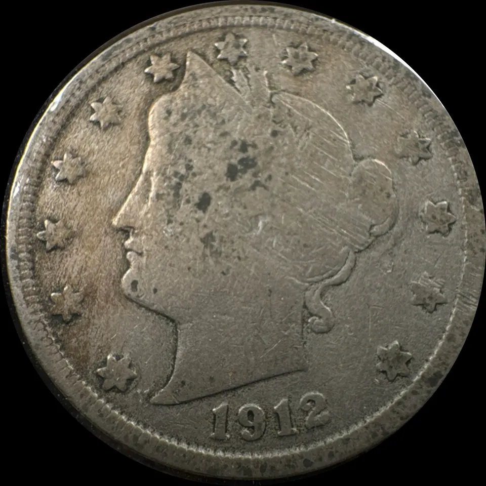 1912-P Liberty V Nickel Ungraded — front