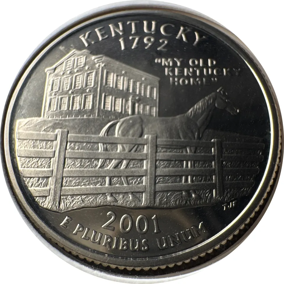 2001-S Washington Quarter Ungraded — back