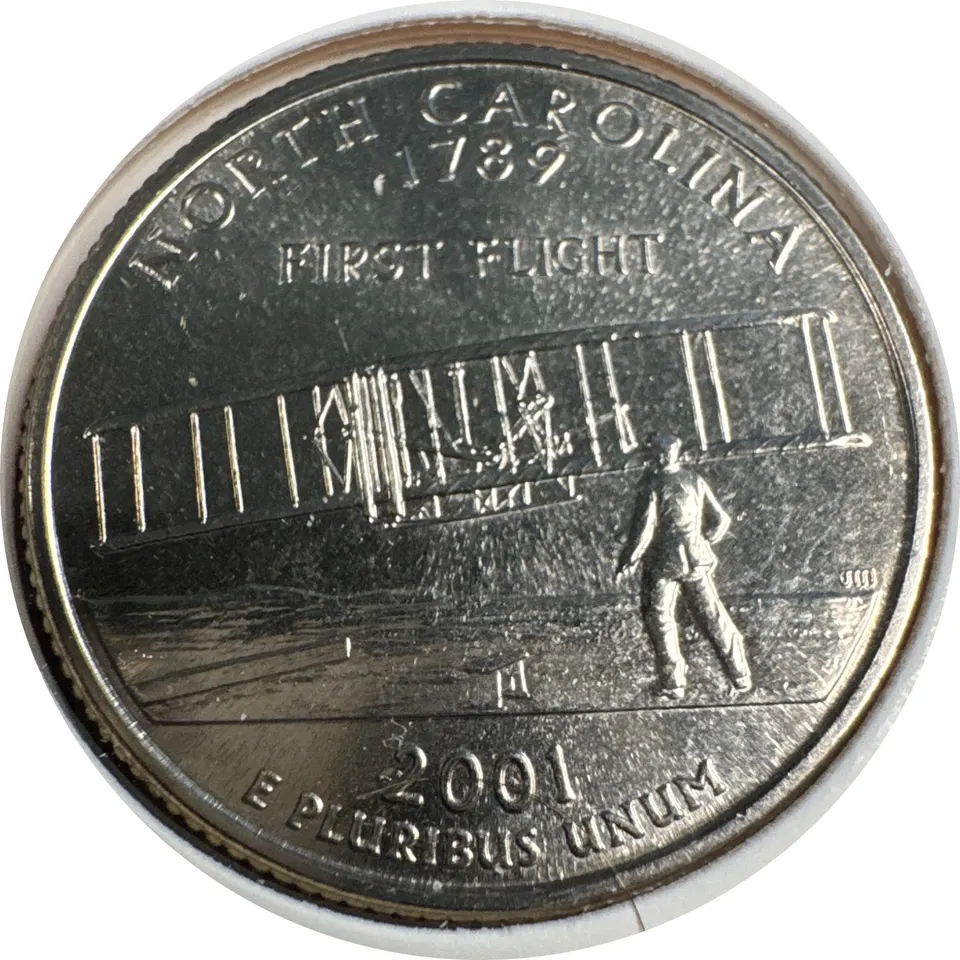 2001-P Washington Quarter Ungraded — back