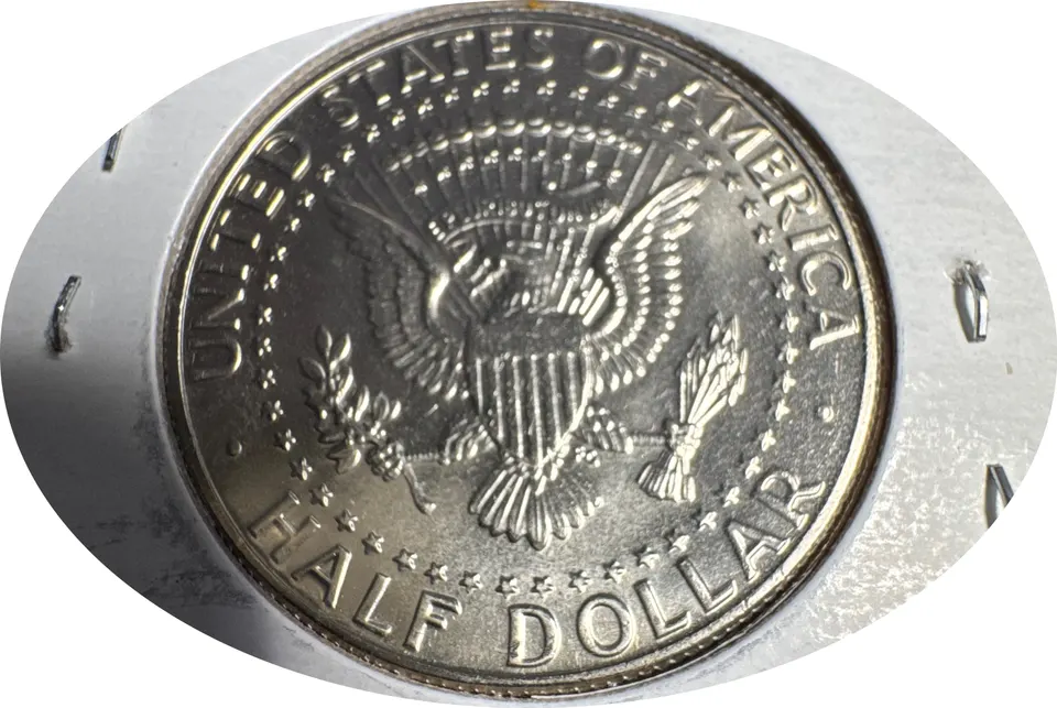 1989-D Kennedy Half Dollar Ungraded — back