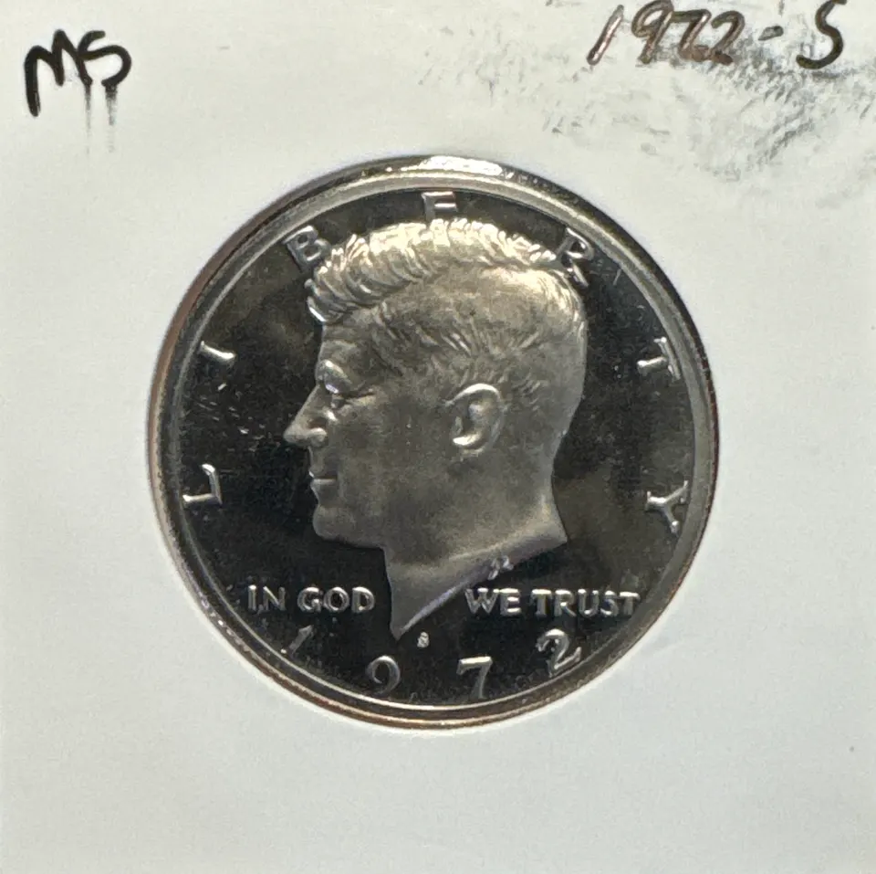 1972-S Kennedy Half Dollar Ungraded — front