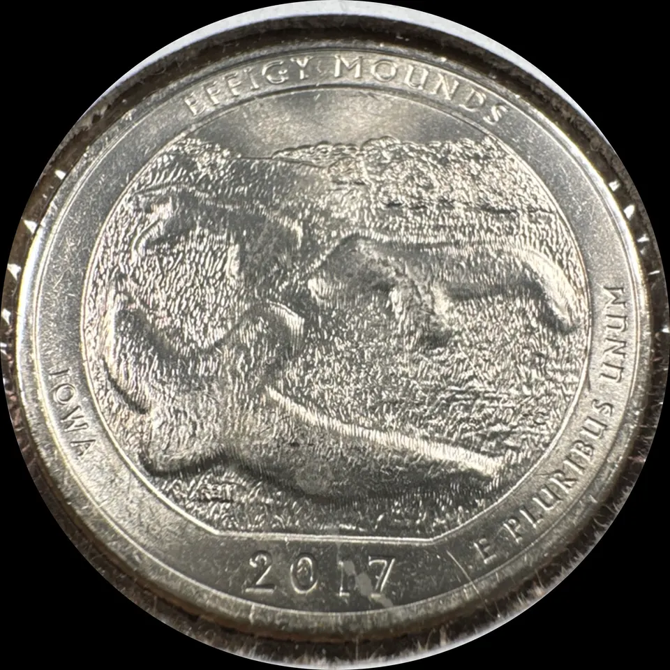 2017-P Washington Quarter Ungraded — back