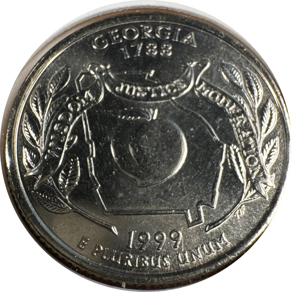 1999-P Washington Quarter Ungraded — back