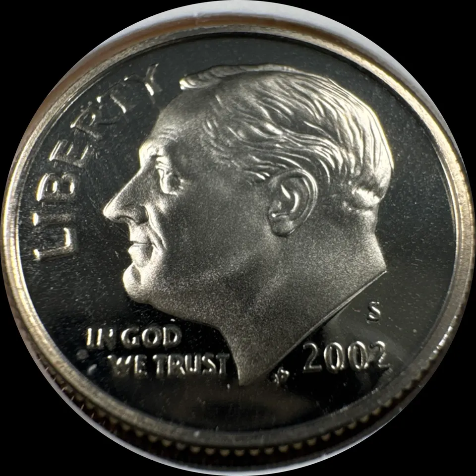 2002-S Roosevelt Dime Ungraded — front