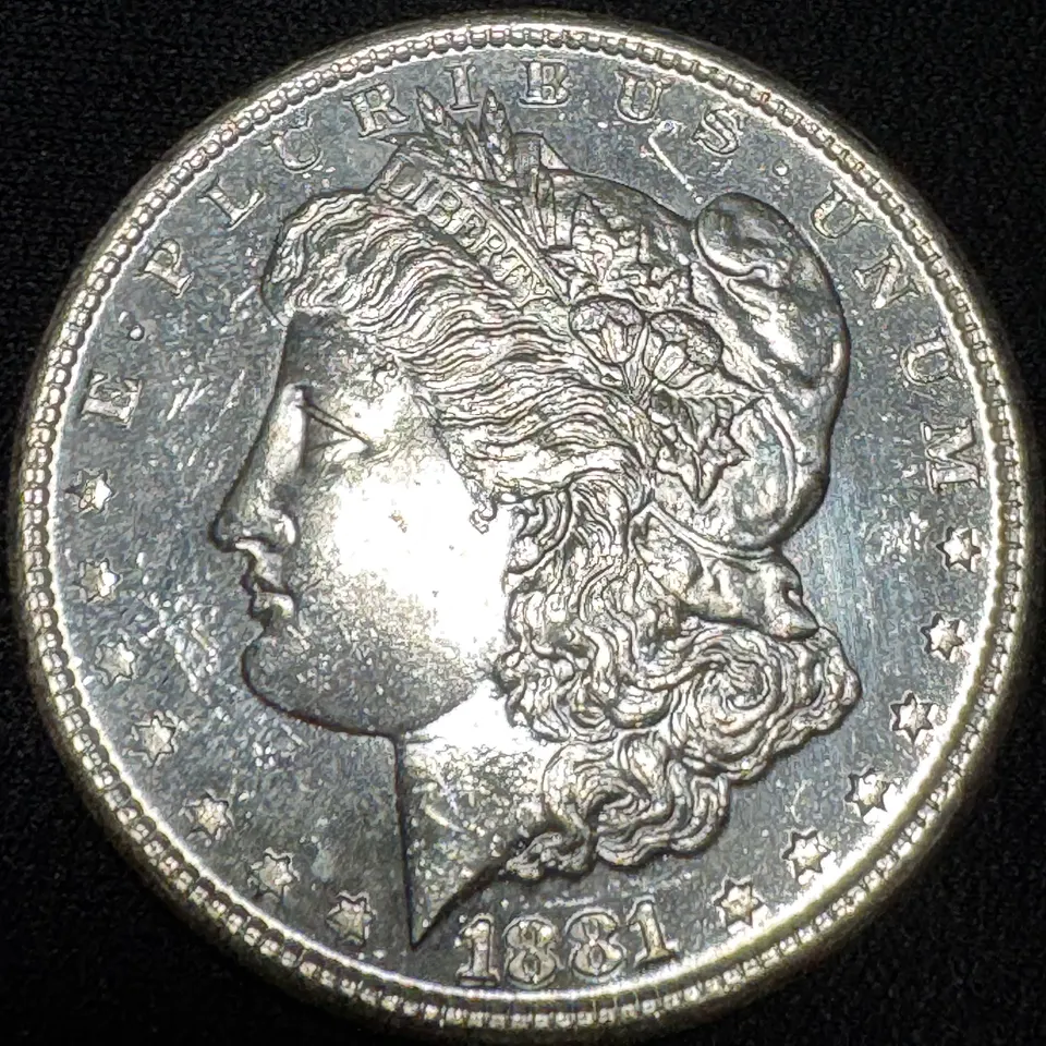 1881-S Morgan Dollar Ungraded — front