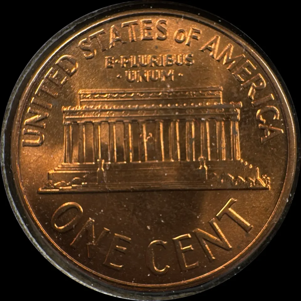 1959-P Lincoln Cent Ungraded — back