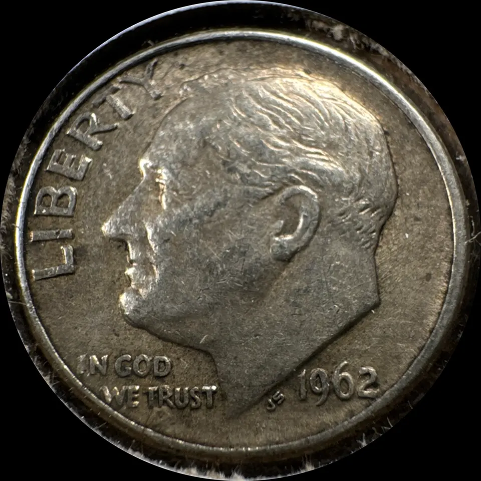1962-D Roosevelt Dime Ungraded — front