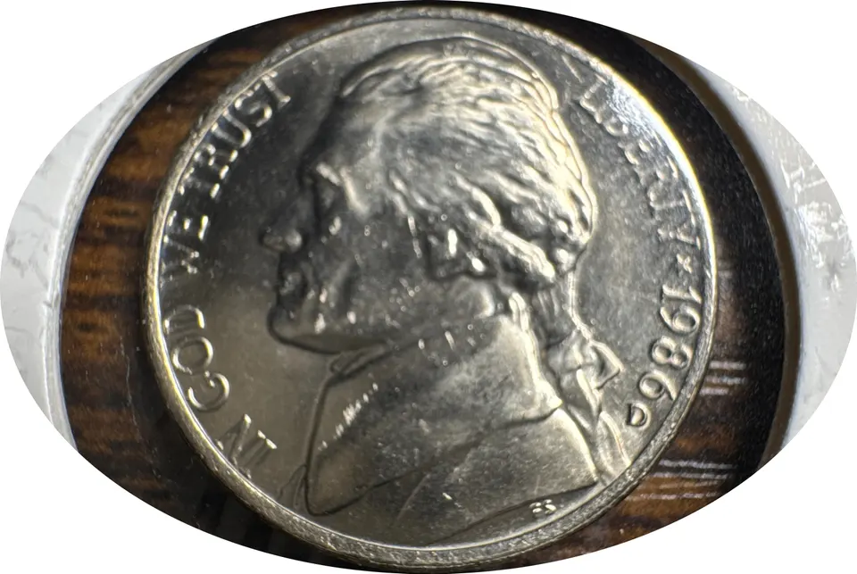 1986-D Jefferson Nickel Ungraded — front
