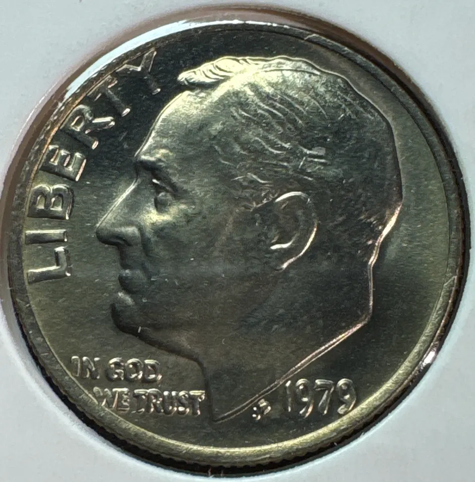 1979-P Roosevelt Dime Ungraded — front