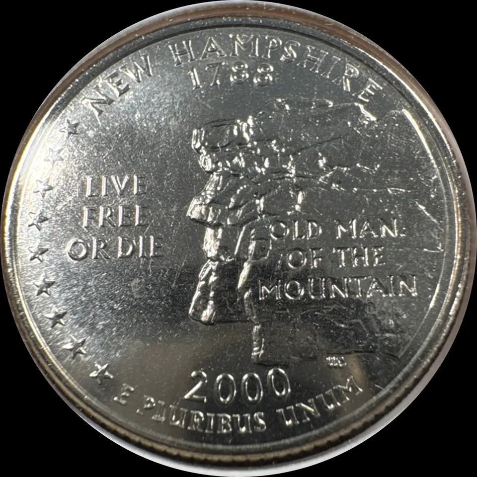 2000-D Washington Quarter Ungraded — back