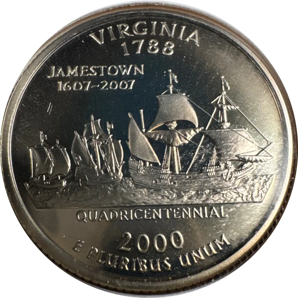 2000-S Washington Quarter Ungraded — back