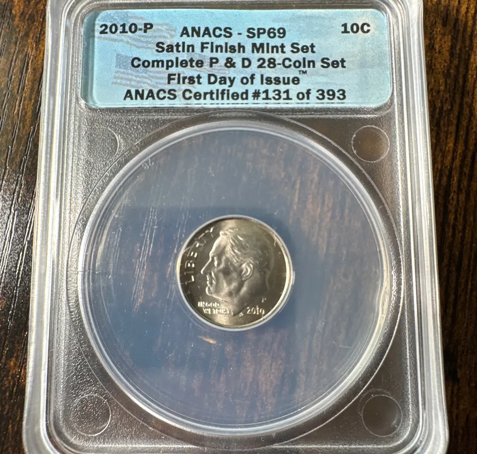 2010-P Roosevelt Dime SP69 — front