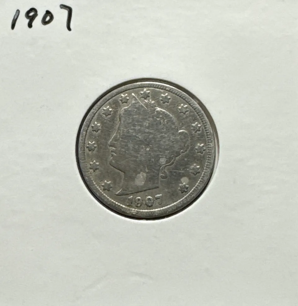 1907-P Liberty V Nickel Ungraded — front