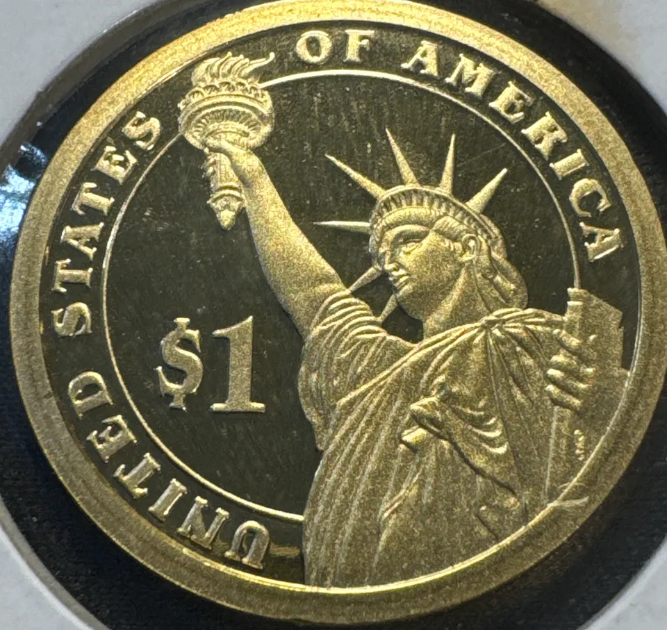 2009-P Presidential Dollar Ungraded — back