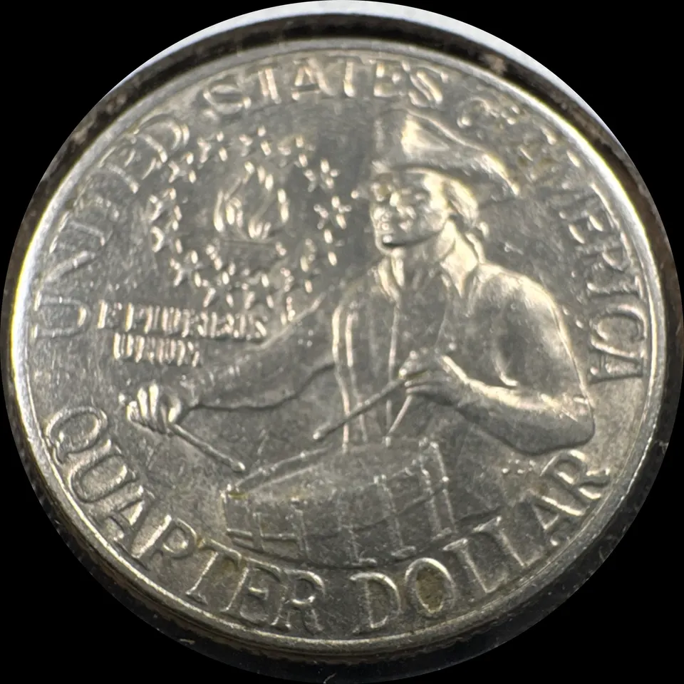1976-D Washington Quarter Ungraded — back