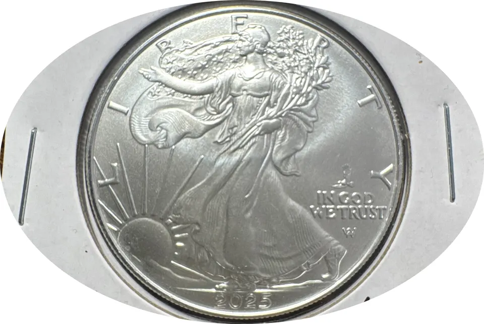 2025-P American Silver Eagle Ungraded — front
