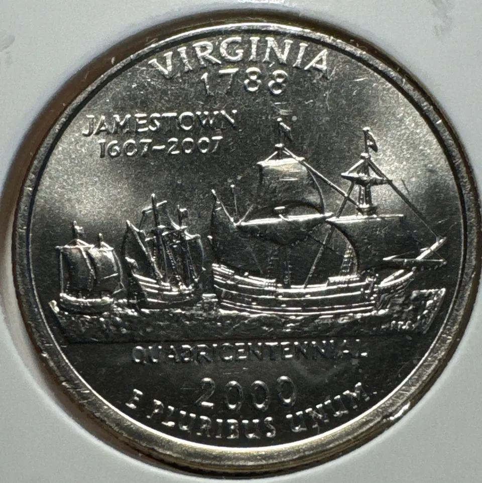 2000-D Washington Quarter Ungraded — back