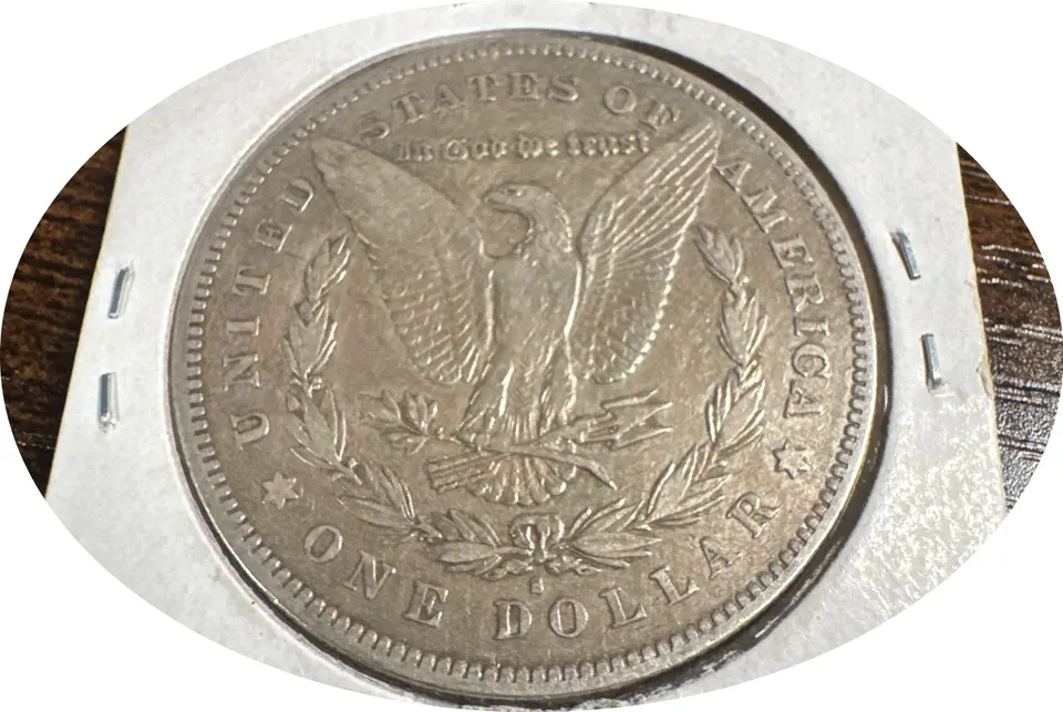 1878-S Morgan Dollar Ungraded — back