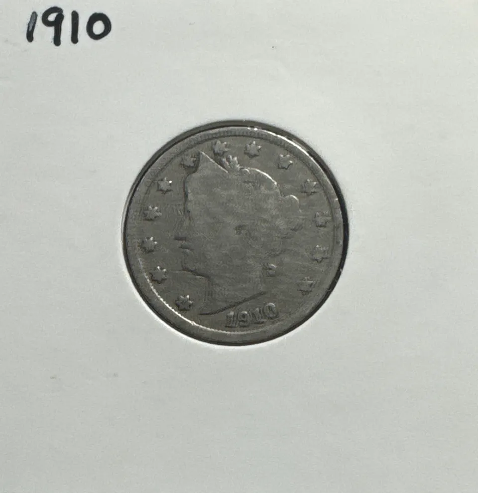 1910-P Liberty V Nickel Ungraded — front