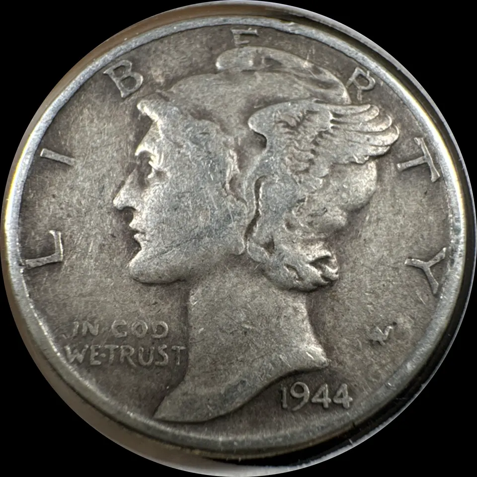 1944-P Mercury Dime Ungraded — front