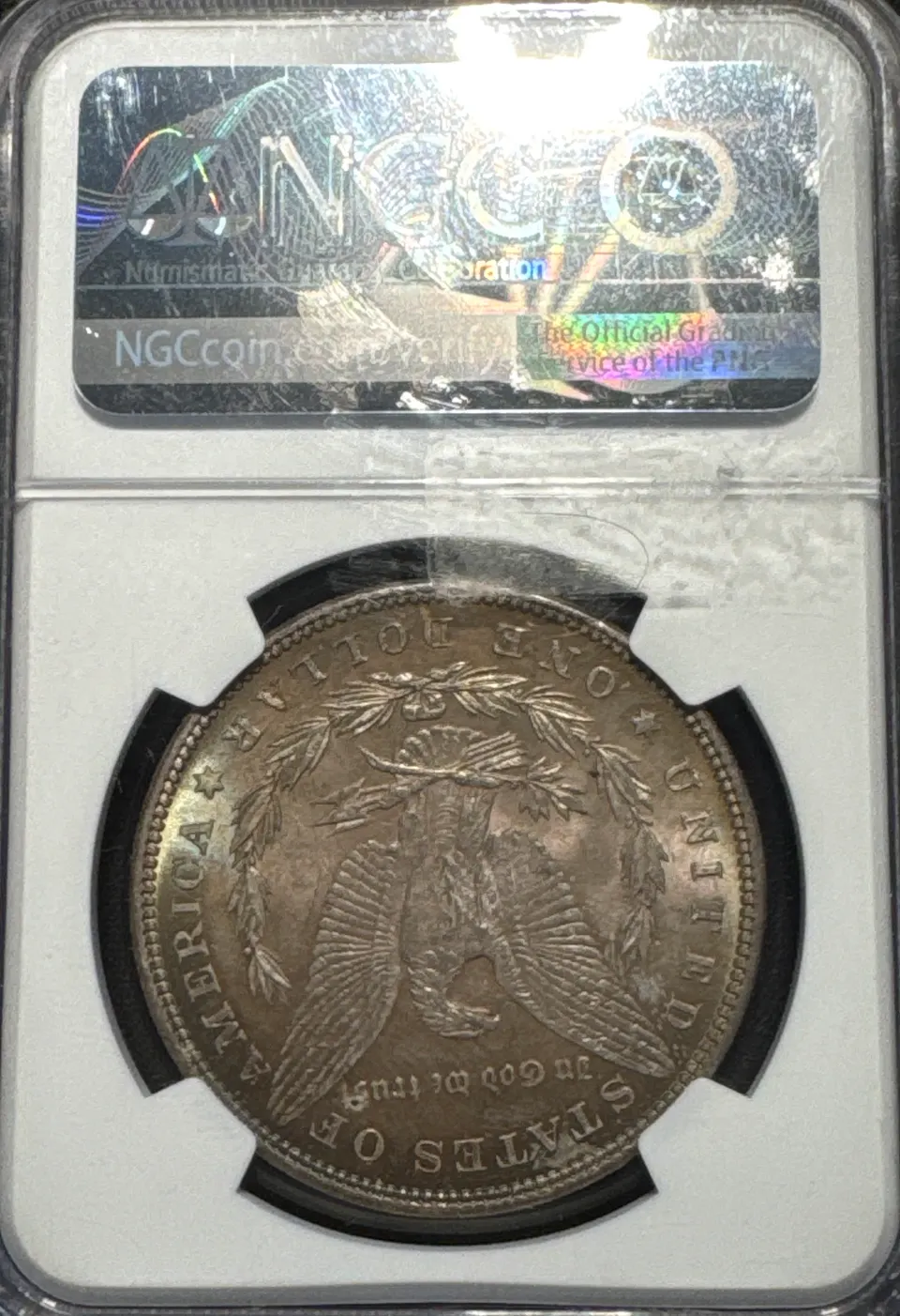 1885-P Morgan Dollar MS64 — back