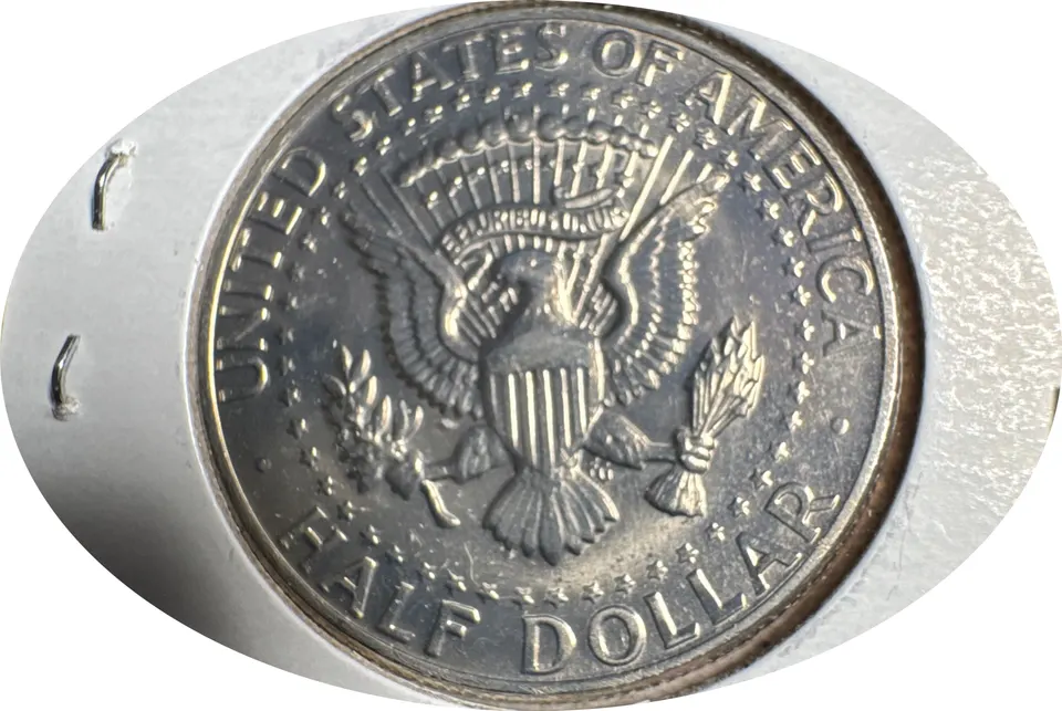 1971-D Kennedy Half Dollar Ungraded — back